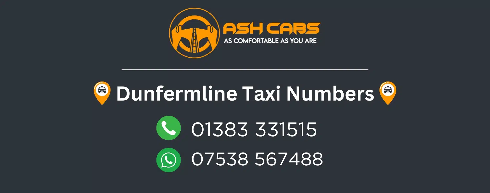 Dunfermline Taxi Numbers