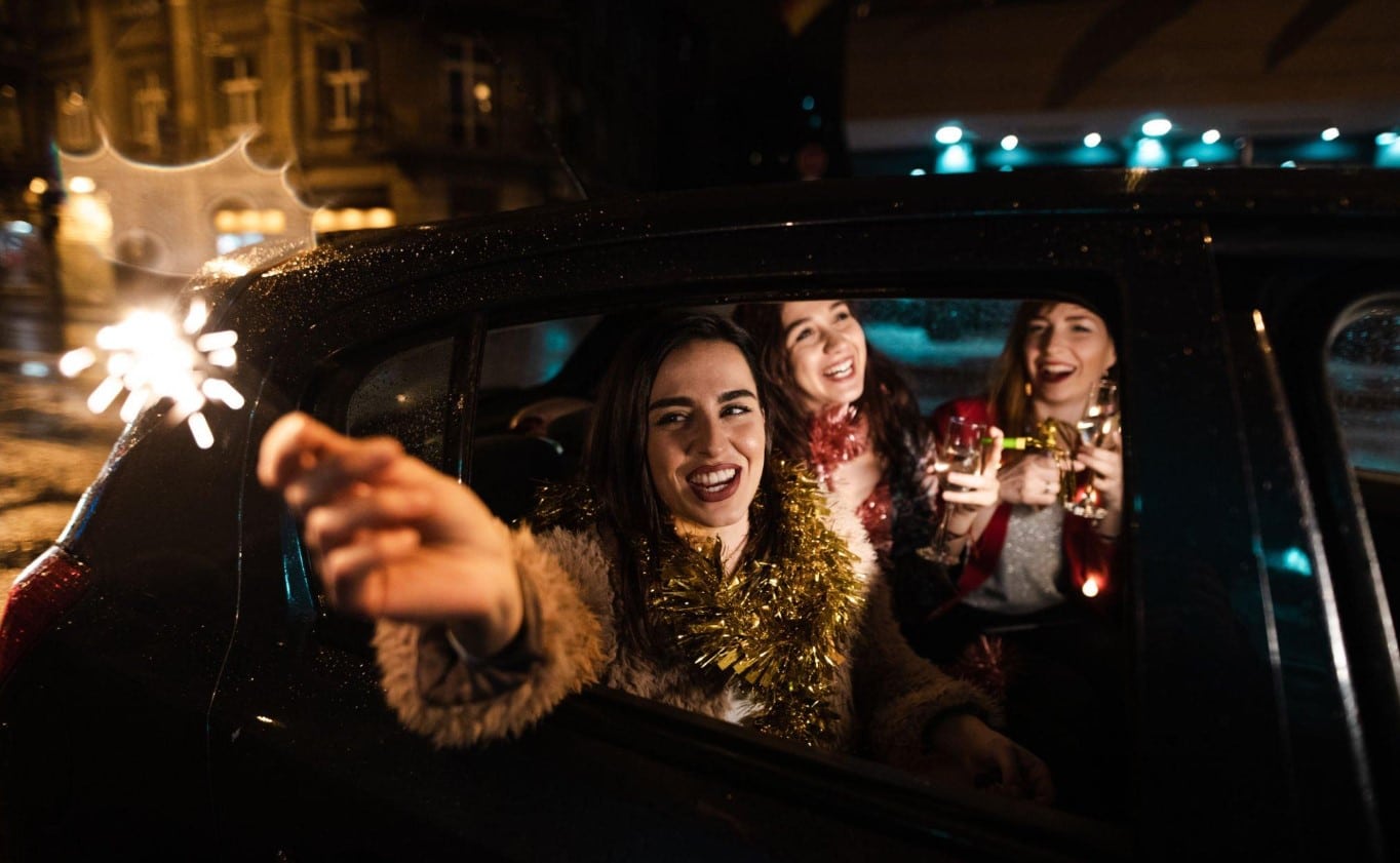Celebrate New Year with ash cabs