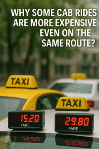 Why Some Cab Rides are More Expensive Even on the Same Route